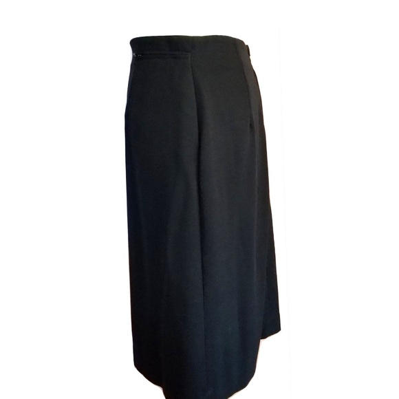 Giorgio Armani Le Collezioni Wool A-line Skirt Size 6 - Picture 10 of 11